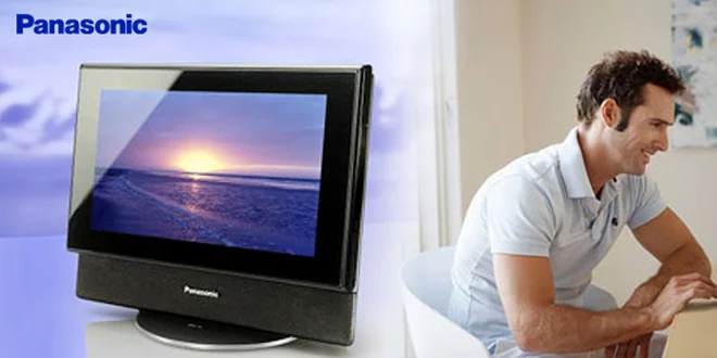 Mikrosystém Panasonic s integrovaným LCD displejem