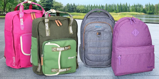 Městské a studentské batohy: 4 různé styly
