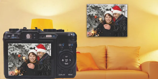 Obraz z vlastní fotografie na malířském plátně