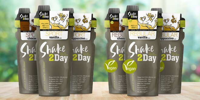 Shake2day: rychlá náhrada jídla plná živin