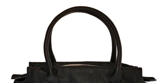 Dámská černá kabelka Elle s páskem