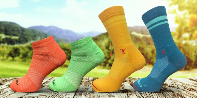 Stylové pestrobarevné ponožky české značky Northman