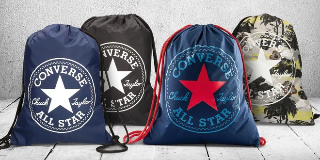 Sportovní vaky zn. Converse v různých barvách