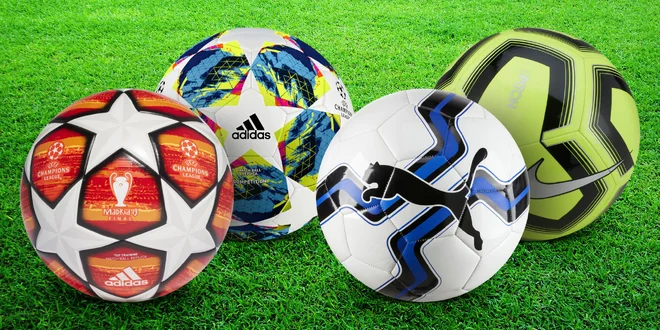 Fotbalové míče Nike, Puma a Adidas