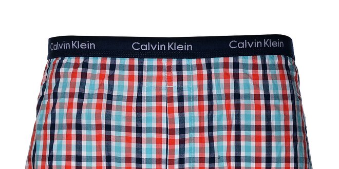 Pánské kostičkované trenýrky Calvin Klein
