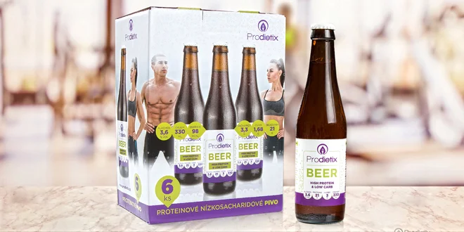 6 lahví proteinového piva pro sportovce i k dietě