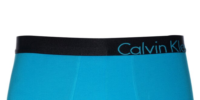 Pánské tyrkysově modré boxerky Calvin Klein