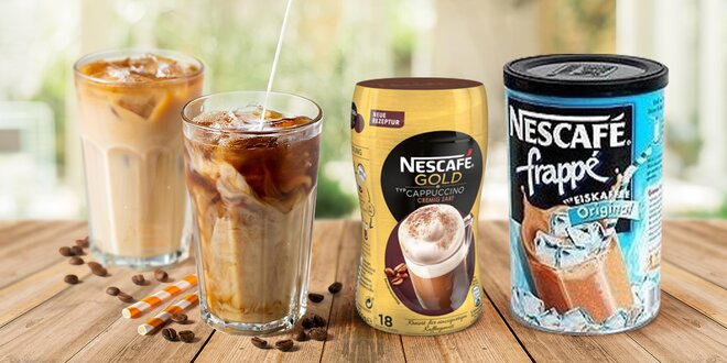 Nescafé: ledová káva a extra krémové cappuccino