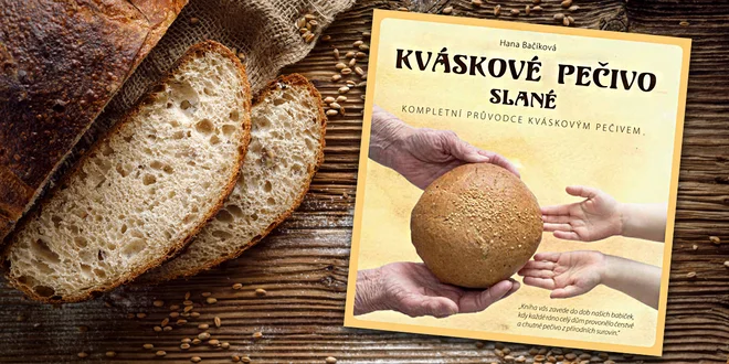 Kniha Kváskové pečivo slané s autogramem autorky