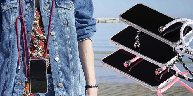Obaly na iPhone, Huawei a Samsung s popruhem