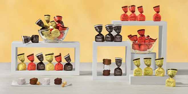 Čokoládové bonbóny Caffarel od Lindt & Sprüngli