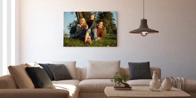 Obraz z vlastní fotografie v 7 různých rozměrech