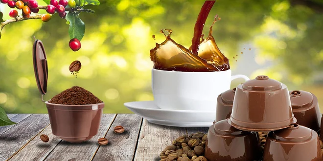 Plnitelné kapsle kompatibilní s kávovary Dolce Gusto