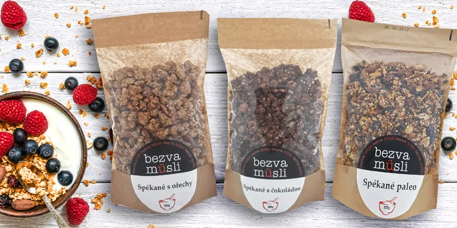 Spékané müsli s minimem cukru a žádnými „éčky“