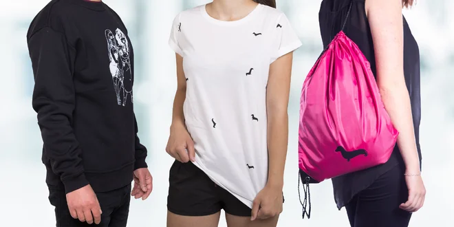 Veselé náramky, tričká i vaky značky Kašmir