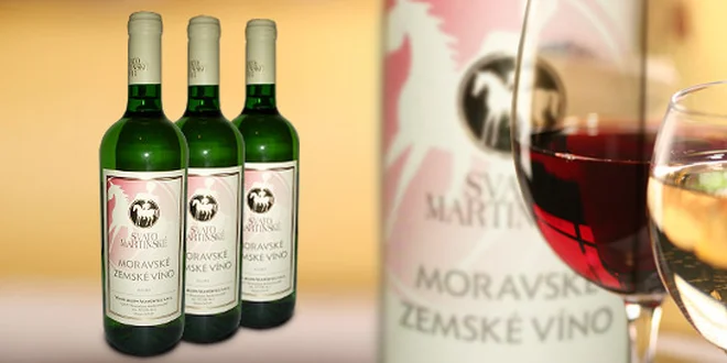 TŘI Svatomartinská vína včetně doručení