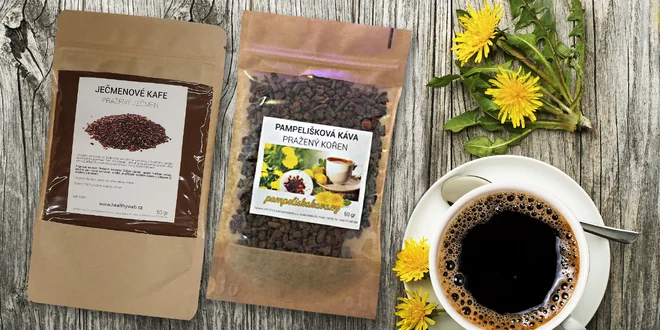 Zdravá káva z jačmeňa či púpavy bez kofeínu