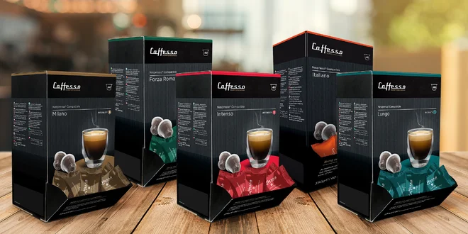 60 kapslí Cafesso i do kávovarů Nespresso