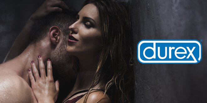 Balíčky Durex: orgasmický i masážní gel a kondomy