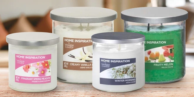 Provoňte domov svíčkami Yankee Candle