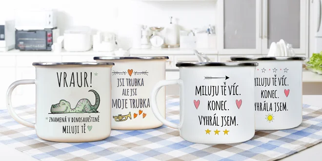 Plecháčky se zamilovanými i vtipnými motivy