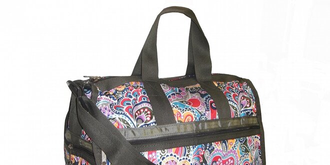 Pestrobarevná cestovní taška LeSportsac
