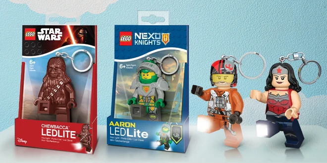 Svítící figurky LEGO®: Star Wars i Wonder Woman