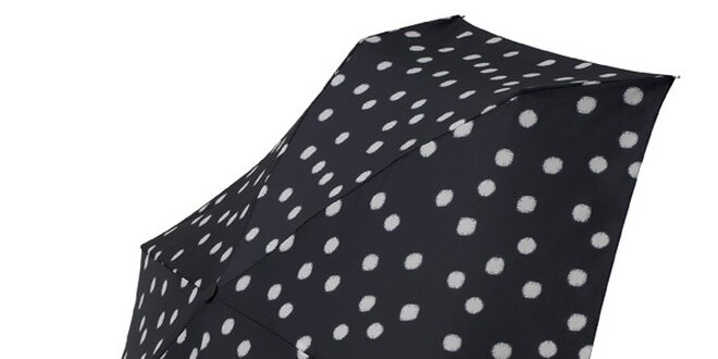 Dámský černý puntíkovaný deštník Esprit