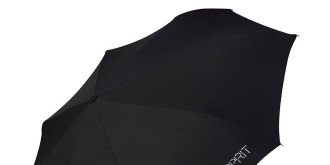 Dámský černý skládací deštník Esprit s kamínky