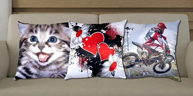 Polštářek s vaším motivem nebo fotografií