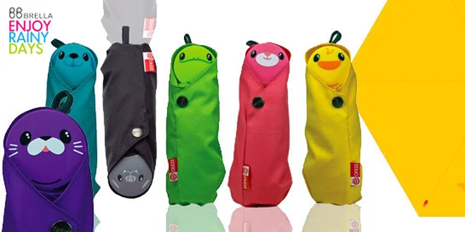 Designové deštníky Brella. Veselé motivy zvířátek!