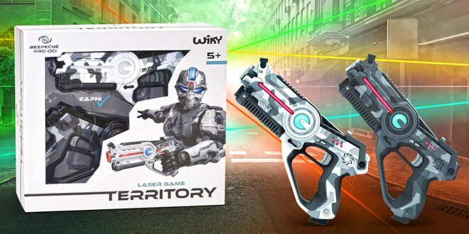 Territory Laser Game Double: set 2 pistolí