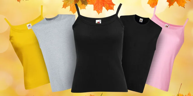 Dámská a pánská bavlněná tílka Fruit of the Loom