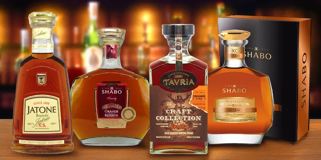 Prémiové ukrajinské brandy zrající až 15 let