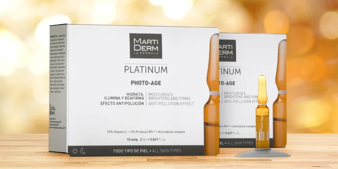 2 balení omlazujících ampulí Martiderm Platinum