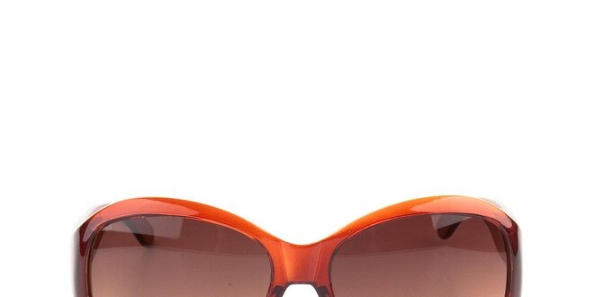 Dámské tmavě oranžové sluneční brýle Guess