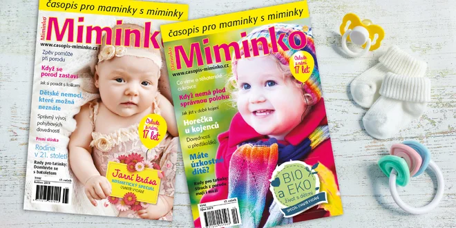 Roční předplatné časopisu Miminko včetně dárku