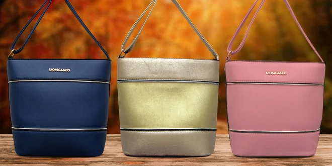 Italské dámské crossbody kabelky Monica&Co