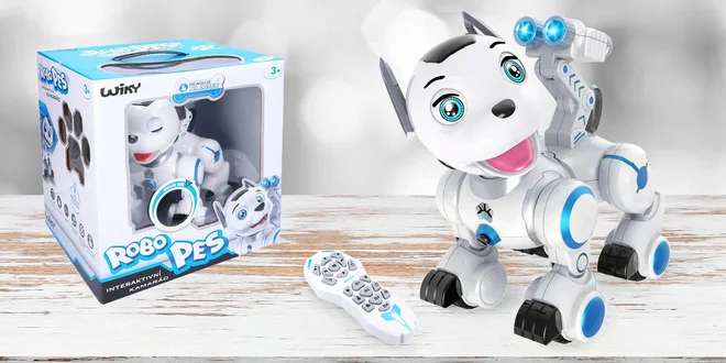 Robopes se světelnými a zvukovými efekty