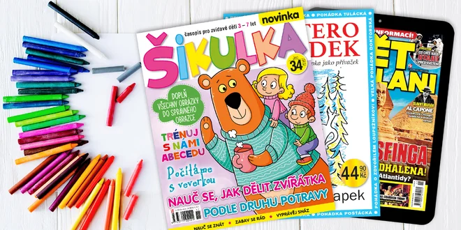 Předplatné Šikulka a el. verze Svět na dlani