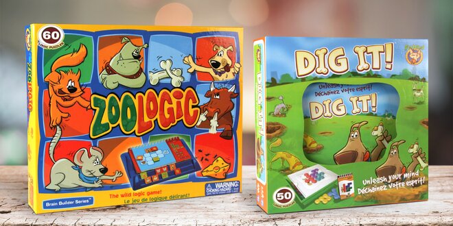 Dig It a Zoologic: logické dětské hry pro 1 hráče