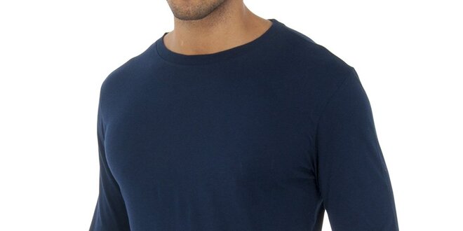 Tmavě modré triko Polo Ralph Lauren s dlouhým rukávem