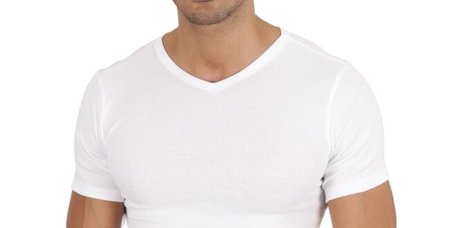 Bílé tričko s véčkem Polo Ralph Lauren