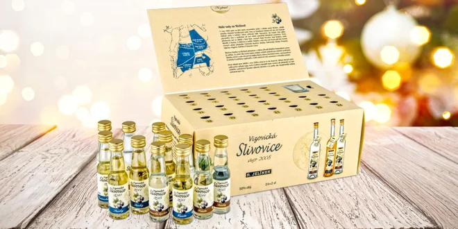 Adventní kalendář plný slivovic Rudolf Jelínek