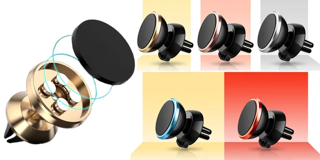 Magnetický držák na mobil s otočným kloubem