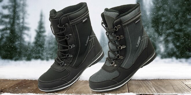 Dámské zimní kotníkové boty Loap: šedá nebo černá
