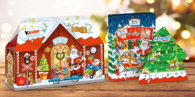 Sladký advent: kalendáře Kinder, Haribo, Toblerone