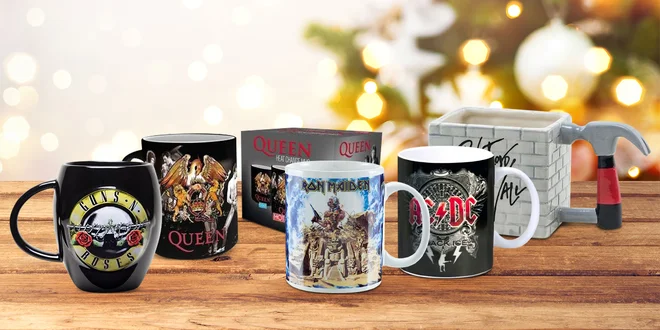 Hrnky rockových hvězd: AC/DC, Pink Floyd a další
