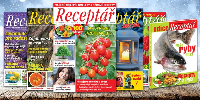 Roční předplatné časopisu Receptář s dárky