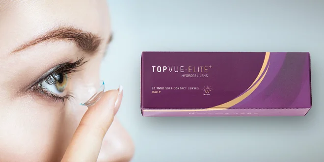 30 jednodenních kontaktních čočkek TopVue Elite+